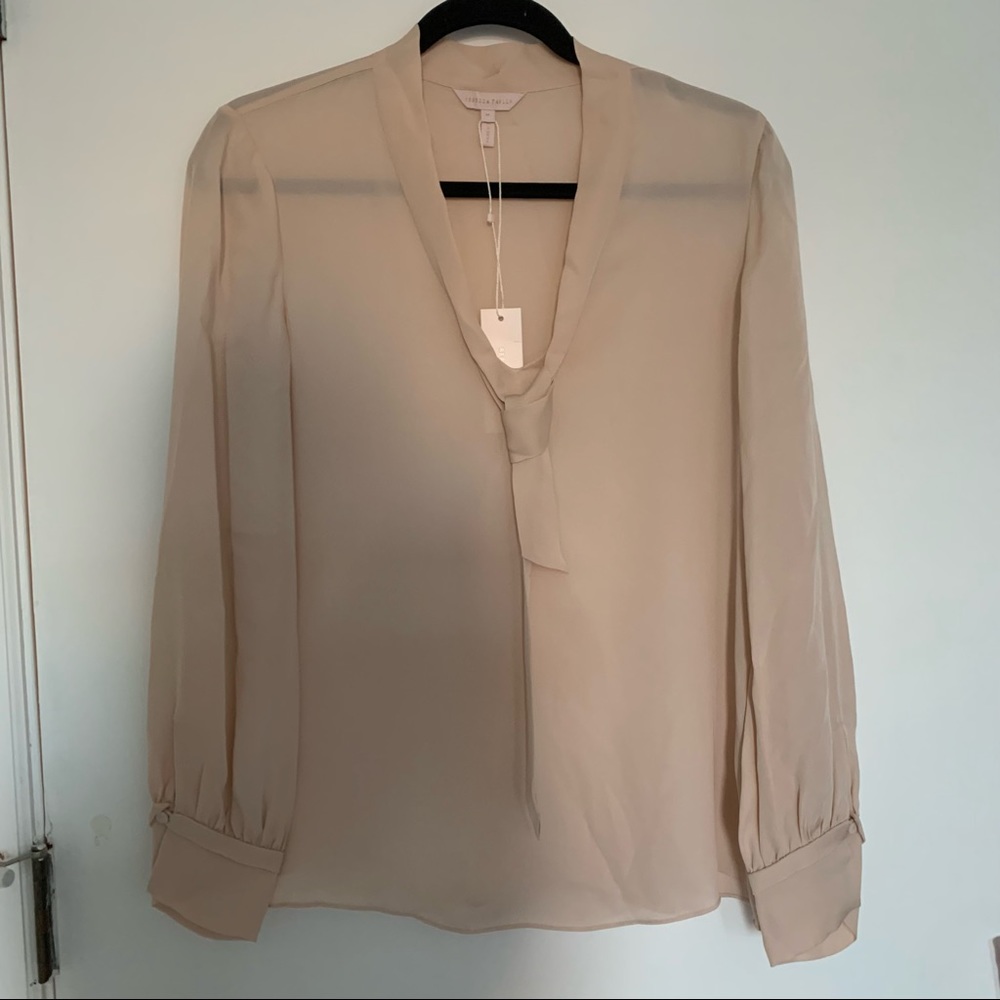 REBECCA TAYLOR Silk Blouse size M NWT